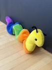 Ty Original Beanie Baby    inch   - Rainbow Worm Caterpillar 1995 Retired Style 4044