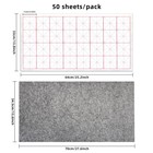 Chinese Calligraphy Xuan Rice Paper With Grids 13 X 25 2 Inch 50 Sheets Grey
