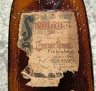 Seagram s Bourbon Whiskey Bottled In Bond Empty Pint Spider Web Bottle - 1932