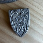 Vtg 1950s Western Ranger Belt Buckle Set Handmade 4-piece 13 16  Sterling 36 7g