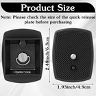 2 Pack Quick Release Plate For Tripod     Universal Camera Mount Adapter Replaceme