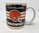 Cleveland Browns Football Nfl Papel Ceramic Collectible Coffee Mug Cup 12oz Vtg