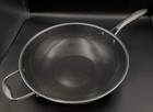 Hexclad Hybrid Cookware Stainless Steel Pan Nonstick 12  Wok - No Lid - Nice 