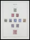 Malta 1861-2001 Mnh Mh Used In 4 Albums Stamp Collection