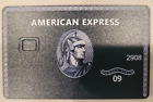 American Express Black Amex Stainless Steel Novelty Card  1 Card 