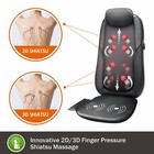 Snailax Shiatsu Back Massager With Heat  3d Back Massager massage Chair Pad