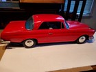 Very Nice Vintage Large  Ichiko Tin Friction Mercedes Benz 300se Coupe In Box  2