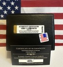 Dropped Civil War Bullet From Gettysburg In Matted Display Case With Coa