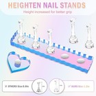 Nail Stand For Press Ons  Nail Holder For Painting Nails  Press On Nail Clear