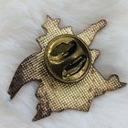 Vtg Anheuser Busch Beer Logo Enamel Advertising Lapel Pin W  Eagle