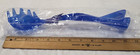 Pasta Spaghetti Server Spoon Fork Scoop Utensil Noodle Claw Blue- Delallo Sealed
