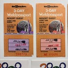 Disney World Ticket Lot  1988-2000 - Worldpassport - 3-day - One Park - Set Of 6