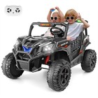 24v Ride On Car Truck With Remote Control 4wd 2wd Switchable 2 Seater For Kids