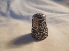 Vintage Taxco Sterling Silver Thimble Leaf Design