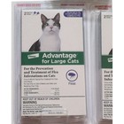 7 Pack Elanco Advantage For Large Cats Flea Prevention Over 9 Lbs 14 Doses Total