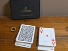 Copag 1546 Plastic Playing Cards Poker Size Jumbo Index Gold Black