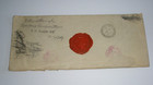 American Consular Service Envelope Cover Canton China 1911 Red Official Seal
