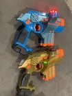 Nerf Phoenix Ltx Lazer Tag Guns Set Of 2 Blue And Gold Tested Working