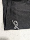 Rhinestone Logo Gk Elite Large Gymnastics Dance Cheer Cheerleading Black Shorts