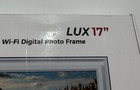 Pix-star Lux 17 Inch Extra Large Digital Frame   Free Unlimited Cloud  249 Msrp
