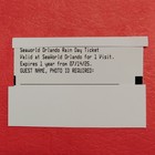 11x Seaworld Orlando Rain Day Tickets passes - 1 Day Visit - Expires 07 14 2026