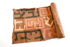 New Vintage African Kuba Dance Skirt Raffia Textile Long Cloth 144x22 Applique 6