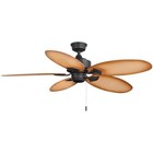 Hampton Bay Lillycrest 52  Indoor outdoor Aged Bronze Ceiling Fan With Light Kit