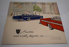 Vtg  1955 Chrysler Auto Dealer Large Sales Brochure - New Yorker Deluxe