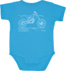 Thor 3032-3858 Infant Blueprint Supermini Cobalt 6-12 Month Cotton