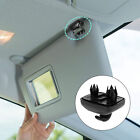 2x Black Sun Visor Clips Brackets For Audi A3 A4 A5 S4 S5 A7 B6 B7 B8 8e0857561