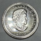 2012 Canadian Quarter War Of 1812 Colorized Cameo Tecumseh 25cent Coin  Unc Bu