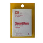 Showgard 52x36mm Stamp Mounts - Pre-cut Horizontal Clear Background 15-pack