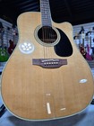 Takamine Ef360sc-tt Dreadnought Acoustic Guitar - Natural W ohsc   Plek d  787