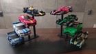 Quad Riser Display Desk Stand For Lego Speed Champions Cars