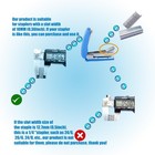 3000pcs No 10 Staples  For Max Hd-10d swingline Tot Mini Stapler  And Other M   