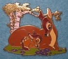 Disney Shopping From Bambi Pin Set - Bambi And His Mother Only Le 100 69035
