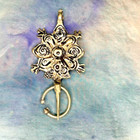 Antique Extremely Rare Ancient Bronze Viking Amulet Pendant Necklace Vintage