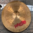 Paiste 3000 Vintage Power Ride Cymbal 20  Used No Cracks