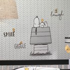 Lambs   Ivy Classic Snoopy With Woodstock   Dog House Black gray Wall Decals