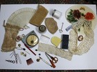 Antique   Vintage Junk Drawer Lot 4  Lbs Ladies Estate Bits Pieces Collectibles
