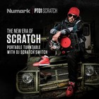 Numark Pt01 Scratch   Dj Turntable For Portablists With User Replaceable Red 