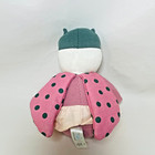 Cloud Island Stuffed Plush Ladybug Lovey Doll Toy 11  Pink