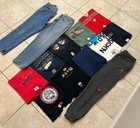 Men   s Vintage Clothing Lot Bundle Of 13 Items Shirts Jeans Sports Biker Cartoon