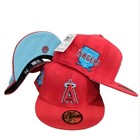 Los Angeles Angels New Mlb Era Authentic Baseball Cap 59fifty Fitted Hat-nwt