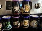 1999 Welch s Pok  mon Glass Jelly Jars  Lot Of 8 With Lids   Jelly 