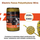 Electric Fence Polywire 3366ft 2mm  6 Strand Uv Rust Resistant Portable Wire