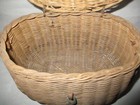 Small Vintage Wicker Fishing Creel  Woman s  Childs  Fish  Basket