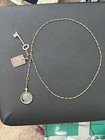1882 Fob Chain Original Old Vtg Hotel Room Key Chain Magnifying Glass Tag Long