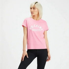 G fore F cking Bogeys Tee Shirt Pink Womens Golf Size L Nwt