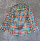 Ralph Lauren Boys 7 Multicolor Plaid Button Down Shirt Long Sleeve 100  Cotton
